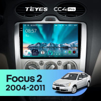 Штатная магнитола Teyes CC4 Pro 12/256 Ford Focus 2 Mk 2 (2004-2011) F1
