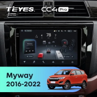 Штатная магнитола для Lifan Myway (2016-2022) (Экран 10,36") - Teyes CC4 Pro на Android 13, 8-ядер, 8ГБ-128ГБ, SIM-слот