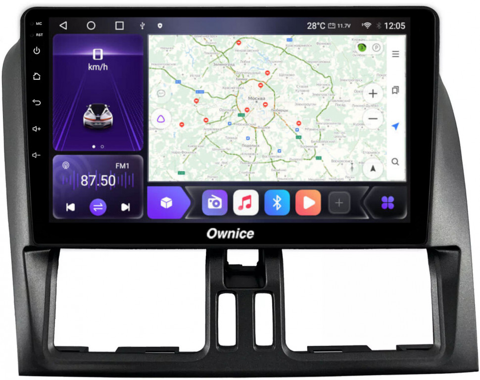 Магнитола для Volvo XC60 2008-2017 - Carmedia SF-9004 QLed, Android 10/12, ТОП процессор, CarPlay, SIM-слот (только с установкой в Москве) (CarPlay)