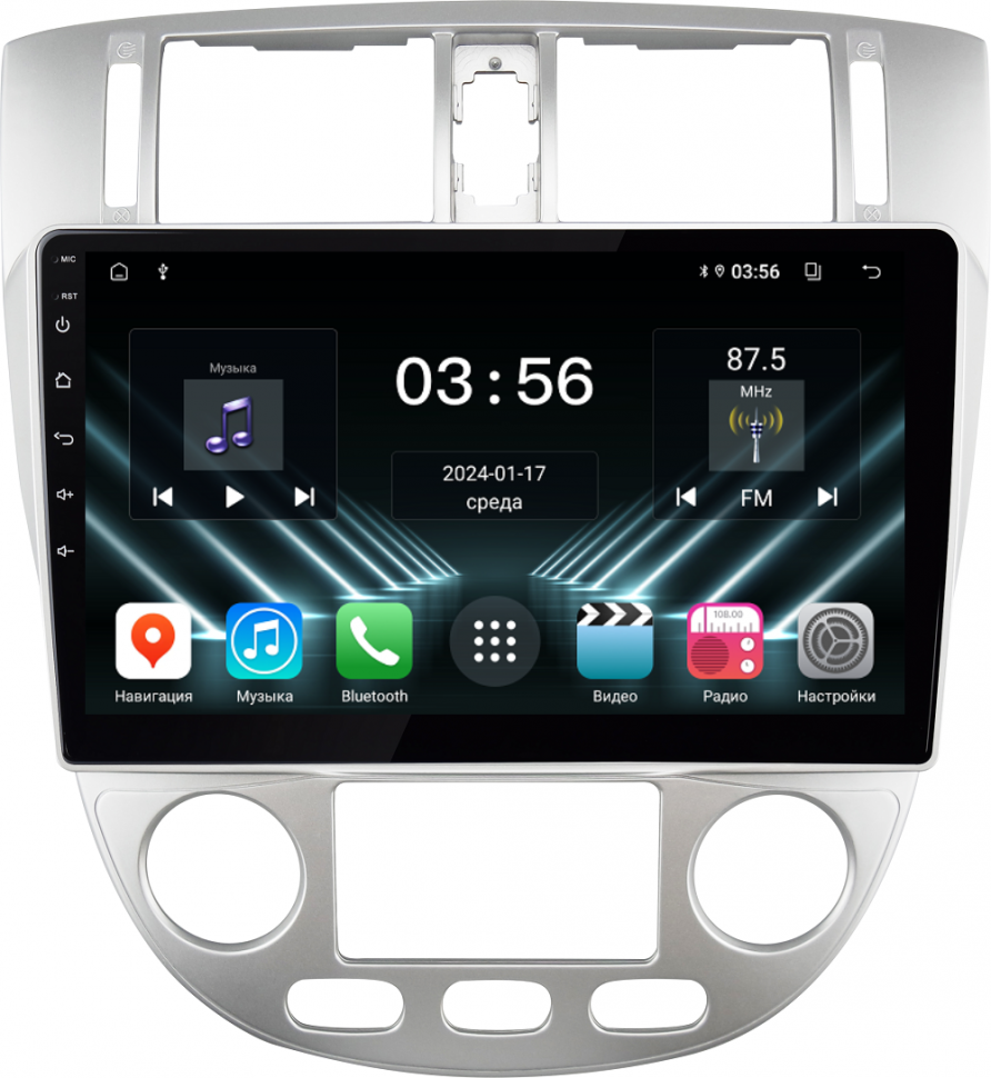 Штатная магнитола FarCar для Chevrolet Lacetti седан на Android (DX3014M климат) (CarPlay)