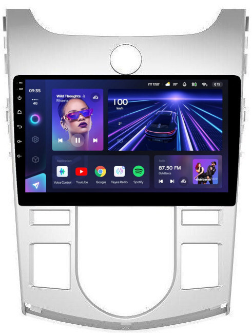 Магнитола для KIA Cerato 2 2008-2013 (климат/кондиц) - Teyes CC3 Android 10, ТОП процессор, 4/32 Гб, CarPlay, SIM-слот (CarPlay)