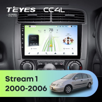Штатная магнитола для Honda Stream 1 (2000-2006) F1 - Teyes CC4L на Android 14, 8-ядер, 6ГБ-64ГБ, SIM-слот