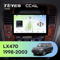 Штатная магнитола для Lexus LX470 J100 (1998-2003) F2 - Teyes CC4L на Android 14, 8-ядер, 6ГБ-64ГБ, SIM-слот
