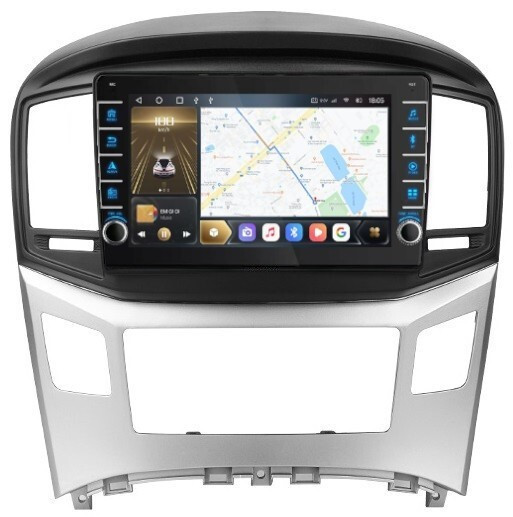 Магнитола для Hyundai H1 2015-2022 - Carmedia OL-9729 (крутилки) QLed, Android 10, ТОП процессор, CarPlay, SIM-слот (CarPlay)