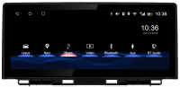 Монитор 10.25" для Lexus NX 2018-2021 (штатный экран 8") - Carmedia BNR-18NXQ Android 10, 8Гб-128Гб, встроенный 4G/LTE-SIM (CarPlay)