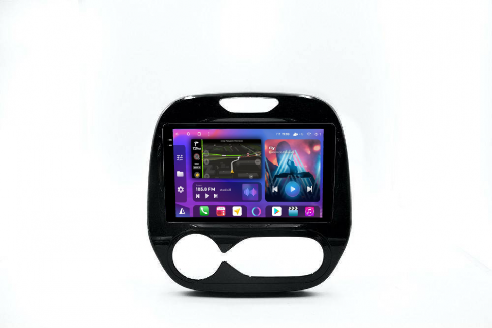 Штатная магнитола FarCar s400 2K для Renault Kaptur на Android  (BX733M) (CarPlay)