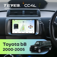 Штатная магнитола для Toyota bB 1 (2000-2005) - Teyes CC4L на Android 14, 8-ядер, 6ГБ-64ГБ, SIM-слот