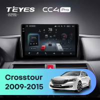 Штатная магнитола для Honda Crosstour 1 TF (2009-2015) (Экран 10,36") - Teyes CC4 Pro на Android 13, 8-ядер, 12ГБ-256ГБ, SIM-слот