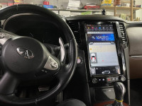 Магнитола для Infiniti FX 2008-2013, QX70 2013-2018 - Carmedia ZF-1828-Q6 ("Тесла-Стиль") Android 11, 8ГБ+128ГБ, SIM-слот (CarPlay)