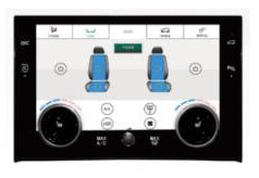 Цифровая LCD-панель управления климатом для Range Rover 2002-2012 - Carmedia NH-R1010 (CarPlay)