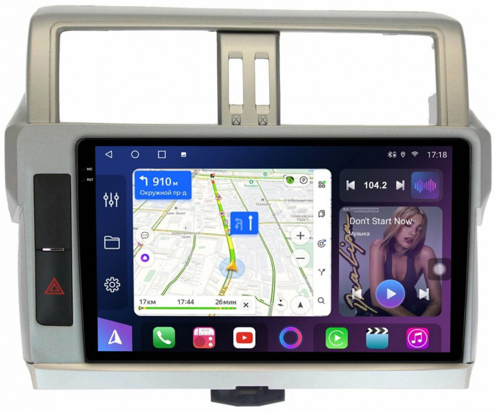 Штатная магнитола FarCar s400 2K для Toyota Land Cruiser Prado 150 на Android (XXL347/531M)