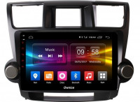 Магнитола для Toyota Highlander 2 2007-2014 (крутилки декоративные) - Carmedia OL-1431-1 QLed, Android 10/12, ТОП процессор, CarPlay, SIM-слот (CarPlay)
