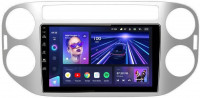 Магнитола для Volkswagen Tiguan 2007-2017 (серебро/черный) - Teyes CC3L Android 10, 8-ядер, 4ГБ+32ГБ, SIM-слот (CarPlay)