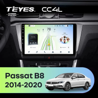 Штатная магнитола для Volkswagen Passat B8 (2014-2020) - Teyes CC4L на Android 14, 8-ядер, 6ГБ-64ГБ, SIM-слот