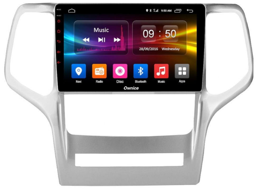 Магнитола для Jeep Grand Cherokee 2010-2013 - Carmedia OL-9254 Android 10, 8-ядер, SIM-слот (CarPlay)