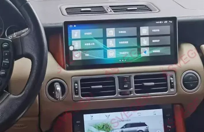 Магнитола для Range Rover 2005-2012 - Carmedia NH-R1220 монитор 12.3", Android 10, 6+128Гб, CarPlay, SIM-слот (только с установкой в Москве) (CarPlay)