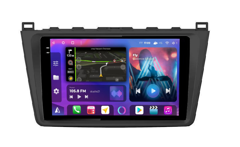 Штатная магнитола FarCar s400 2K 360 для Mazda 6 на Android  (BX012M 360) (CarPlay)