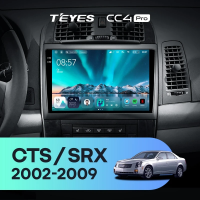 Штатная магнитола для Cadillac CTS / SRX (2002-2007) (Экран 10,36") - Teyes CC4 Pro на Android 13, 8-ядер, 12ГБ-256ГБ, SIM-слот