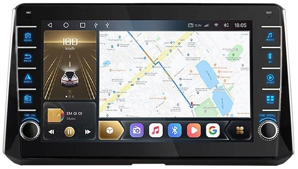 Магнитола для Toyota Corolla 2019+ - Carmedia OL-1697 (крутилки) QLed, Android 10, ТОП процессор, CarPlay, SIM-слот (CarPlay)