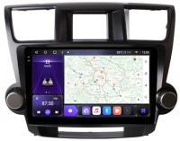 Магнитола для Toyota Highlander 2 2007-2014 (крутилки декоративные) - Carmedia OL-1431-1 QLed+2K, Android 12, ТОП процессор, CarPlay, SIM-слот (CarPlay)