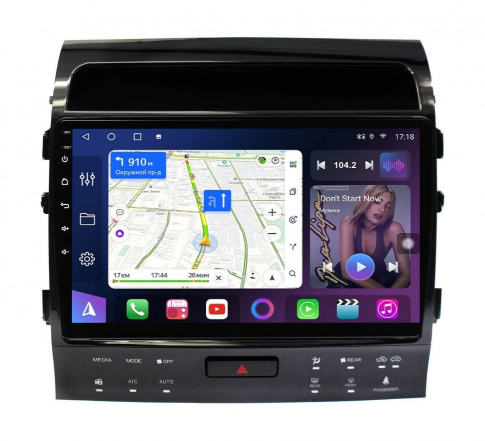 Штатная магнитола FarCar s500 Plus для Toyota Land Cruiser 200 на Android (BM381C-2M)