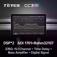Магнитола для Hyundai Creta 2021+ - Teyes CC3-2K монитор 13", QLED+2K, Android 10, ТОП процессор, 4G SIM-слот, CarPlay (CarPlay)
