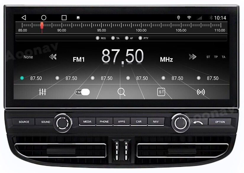 Магнитола Porsche Cayenne 958 2010-2016 - Carmedia KP-P1201 монитор 12.3" на Android 10, 6Гб+128Гб, CarPlay, 4G SIM-слот (CarPlay)