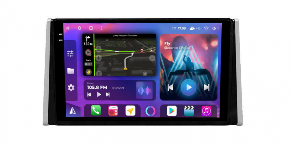 Штатная магнитола FarCar s400 2K 360 для Toyota RAV4 на Android  (BX1161M 360) (CarPlay)