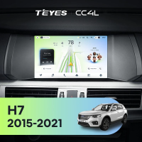 Штатная магнитола для Haval H7 1 (2015-2021) - Teyes CC4L на Android 14, 8-ядер, 6ГБ-64ГБ, SIM-слот
