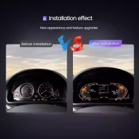 Электронная панель приборов для BMW 6 серия F06 2014-2019 (без проекции на лобовое) - Carmedia NH-LCD-B01-F06 с ЖК 12.3" экраном QLED (CarPlay)