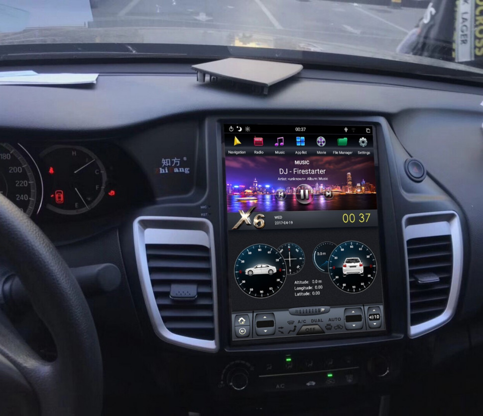 Магнитола для Honda Accord 9 2013-2015 (CR2) - Carmedia ZF-1251-DSP ("Тесла-Стиль") на Android 9, 6-ТУРБО ядер, 4ГБ-64ГБ (CarPlay)