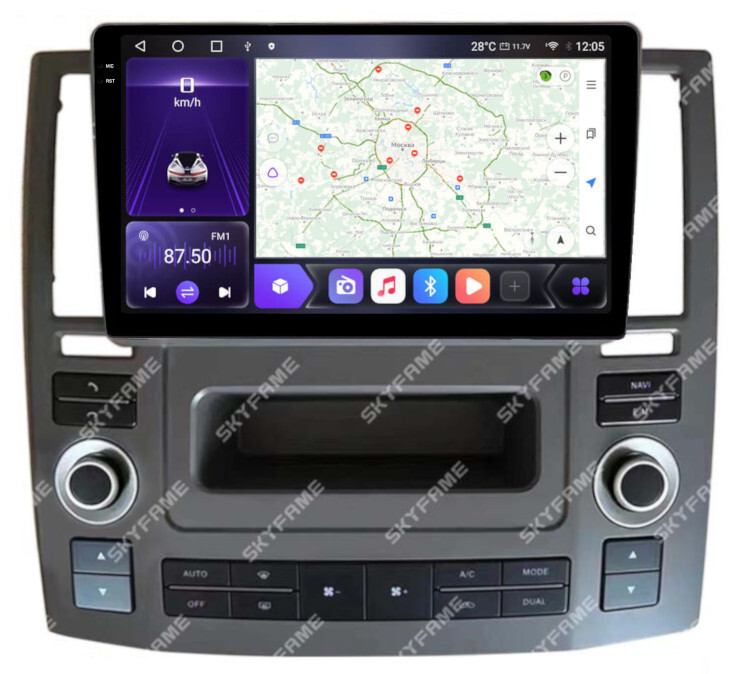 Магнитола для Infiniti FX 2006-2008 - Carmedia SF-9279-2 QLed+2K, Android 12, ТОП процессор, CarPlay, SIM-слот (только с установкой в Москве) (CarPlay)