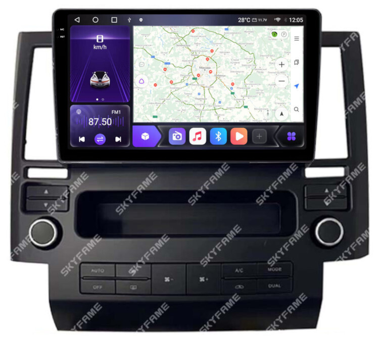 Магнитола для Infiniti FX 2003-2006 - Carmedia SF-9279-1 QLed+2K, Android 12, ТОП процессор, CarPlay, SIM-слот (только с установкой в Москве) (CarPlay)