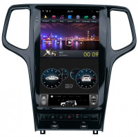 Магнитола для Jeep Grand Cherokee 2010-2013 - Carmedia ZF-1827B-Q6 ("Тесла-Стиль") Android 11, 8ГБ+128ГБ, SIM-слот (CarPlay)