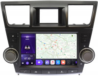 Магнитола для Toyota Highlander 2 2007-2014 - Carmedia OL-9431-2 Android 10, 8-ядер, SIM-слот (CarPlay)
