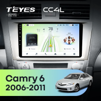 Штатная магнитола для Toyota Camry 6 XV 40 (2006-2011) F2 - Teyes CC4L на Android 14, 8-ядер, 6ГБ-64ГБ, SIM-слот