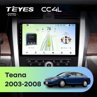 Штатная магнитола для Nissan Teana 1 J31 (2003-2008) F3 - Teyes CC4L на Android 14, 8-ядер, 6ГБ-64ГБ, SIM-слот