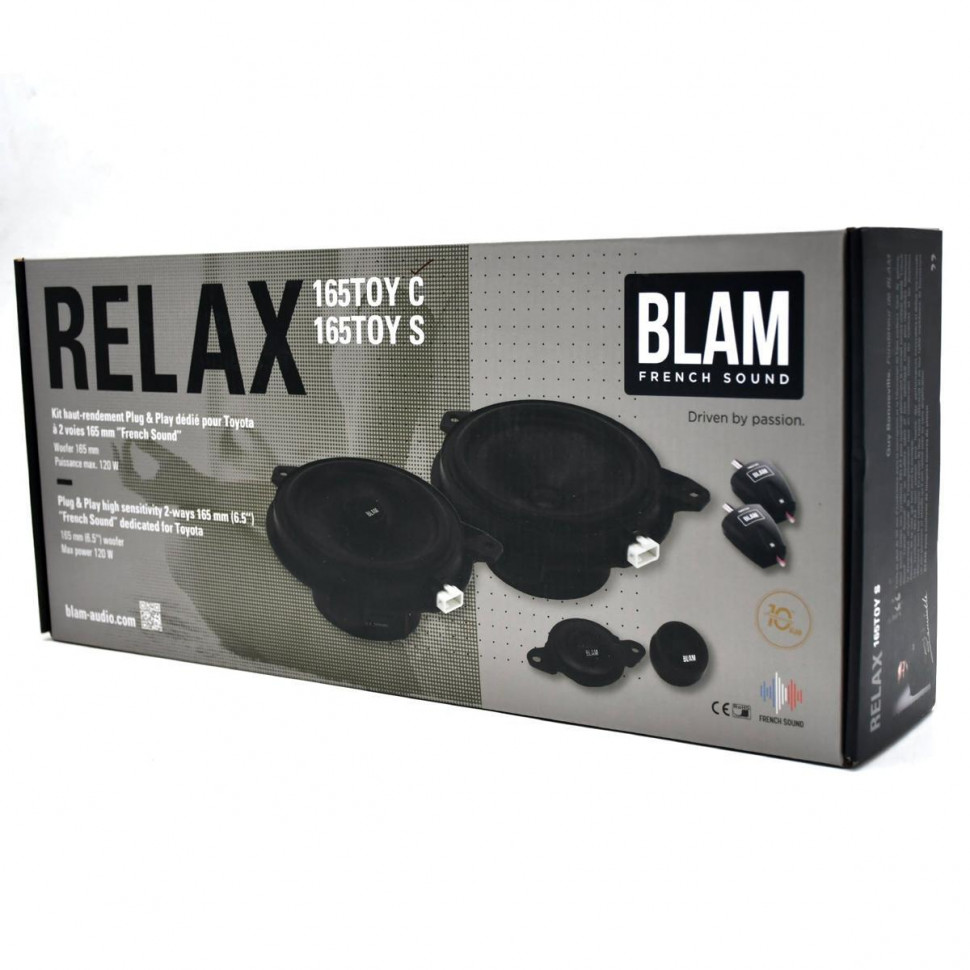 BLAM 165TOY C - 2 полосная коаксиальная акустическая система для установки в Toyota