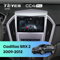 Штатная магнитола для Cadillac SRX 2 (2009-2012) (Экран 9,5") - Teyes CC4 Pro на Android 13, 8-ядер, 8ГБ-128ГБ, SIM-слот