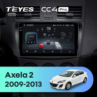 Штатная магнитола для Mazda Axela 2 (2009-2013) (Экран 9,5") - Teyes CC4 Pro на Android 13, 8-ядер, 12ГБ-256ГБ, SIM-слот