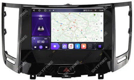 Магнитола для Infiniti FX 2008-2013, QX70 2013-2018 - Carmedia SF-9828-2 QLed+2K, Android 12, ТОП процессор, CarPlay, SIM-слот (CarPlay)