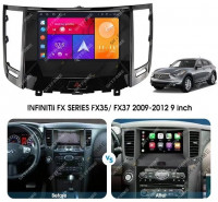 Магнитола для Infiniti FX 2008-2013, QX70 2013-2018 - Carmedia SF-9828-2 QLed+2K, Android 12, ТОП процессор, CarPlay, SIM-слот (CarPlay)