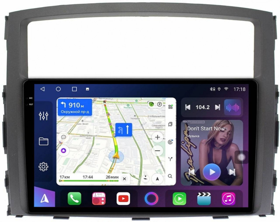 Штатная магнитола FarCar s500 Plus 2K для Mitsubishi Pajero на Android  (GX1009M)