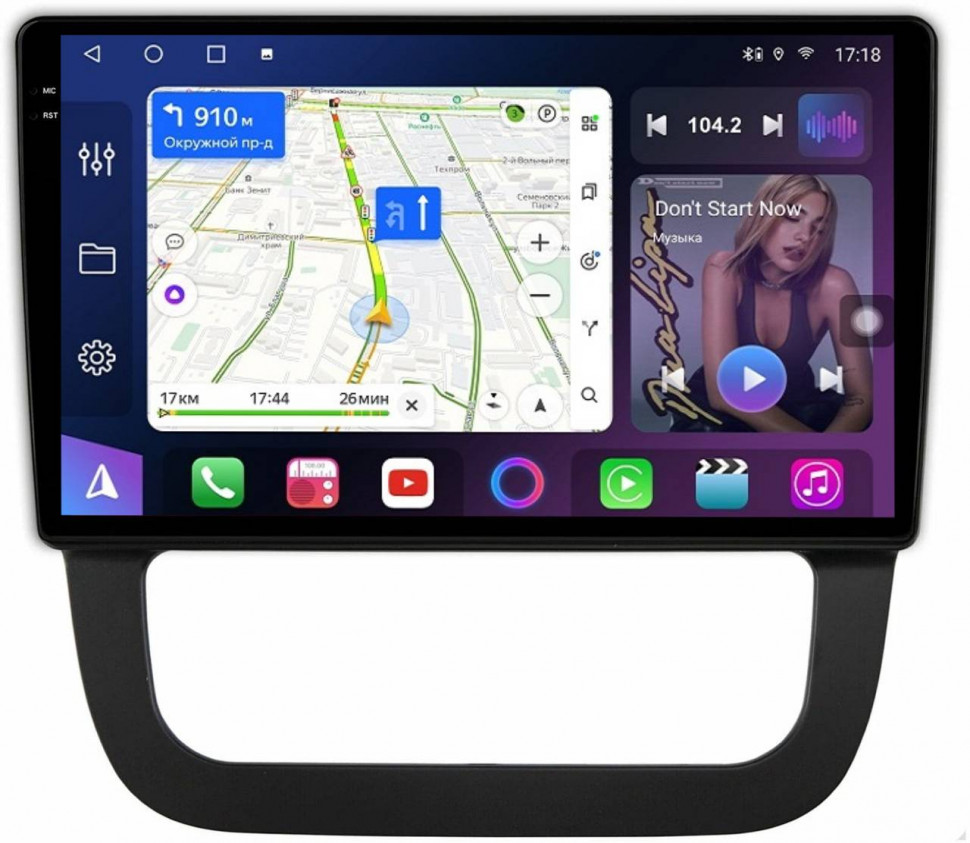 Штатная магнитола FarCar s500 Plus 2K для Volkswagen Jetta на Android  (GX3227M климат)