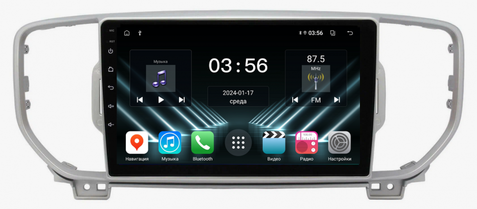 Штатная магнитола FarCar для KIA Sportage на Android  (DX576M) (CarPlay)
