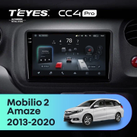 Штатная магнитола для Honda Mobilio 2 Amaze (2013-2020) (Экран 9,5") - Teyes CC4 Pro на Android 13, 8-ядер, 12ГБ-256ГБ, SIM-слот