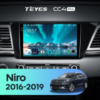 Штатная магнитола для Kia Niro DE (2016-2019) (Экран 9,5") - Teyes CC4 Pro на Android 13, 8-ядер, 12ГБ-256ГБ, SIM-слот