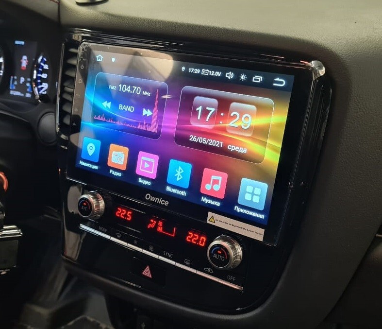 Магнитола Mitsubishi Outlander 3 2020-2022 (полная поддержка кругового обзора) - Carmedia OL-1573 QLed, Android 10/12, ТОП процессор, CarPlay, SIM-слот (CarPlay)
