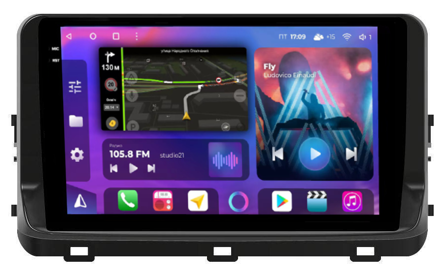 Штатная магнитола FarCar s400 2K для KIA Ceed на Android (BX1267M) (CarPlay)