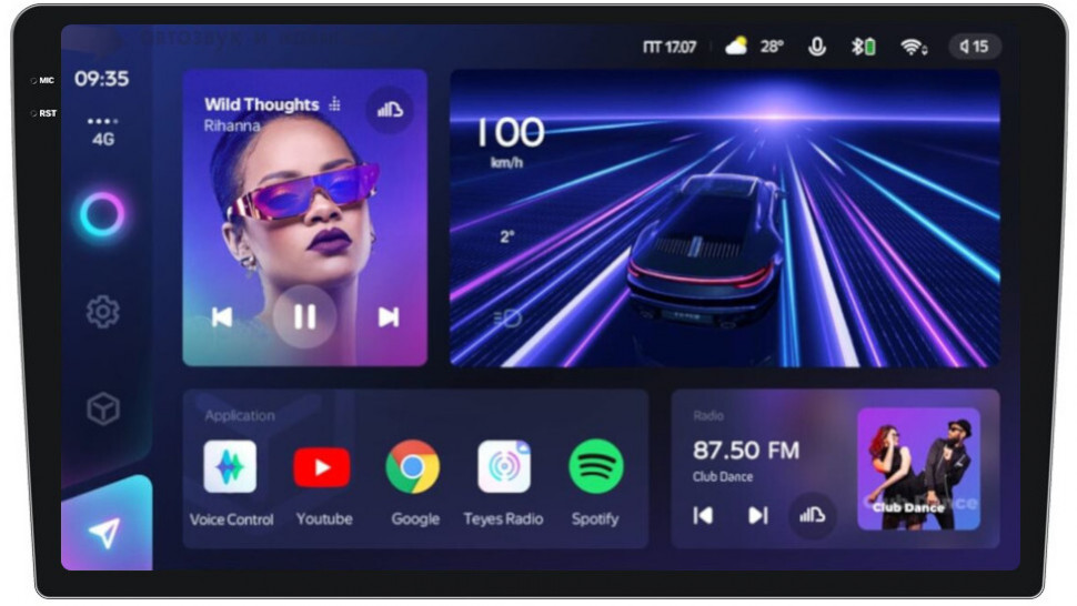 Магнитола для AUDI A4 2000-2008 (B6,B7) - Teyes CC3-2K QLed Android 10, ТОП процессор, SIM-слот, CarPlay (CarPlay)